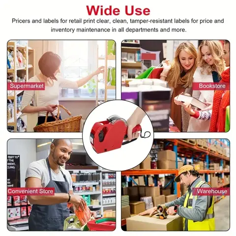 MX-5500 8 पोजीशन हैंडहेल्ड प्राइस लेबल गन 1 इंक कोडर के साथ रिटेल स्टोर सुपरमार्केट के लिए प्राइस लेबल गन $ € NO. USD 10 best sales मूल्य बंदूक - №3