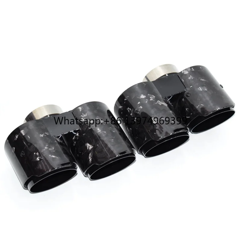 For DEX Exhaust Tips for 2019 -2025 3/4 Series G20 G21 G22 G23 G26 320i 325i 330i 330e 420i 425i Exhaust Pipes Muffler Nozzle
