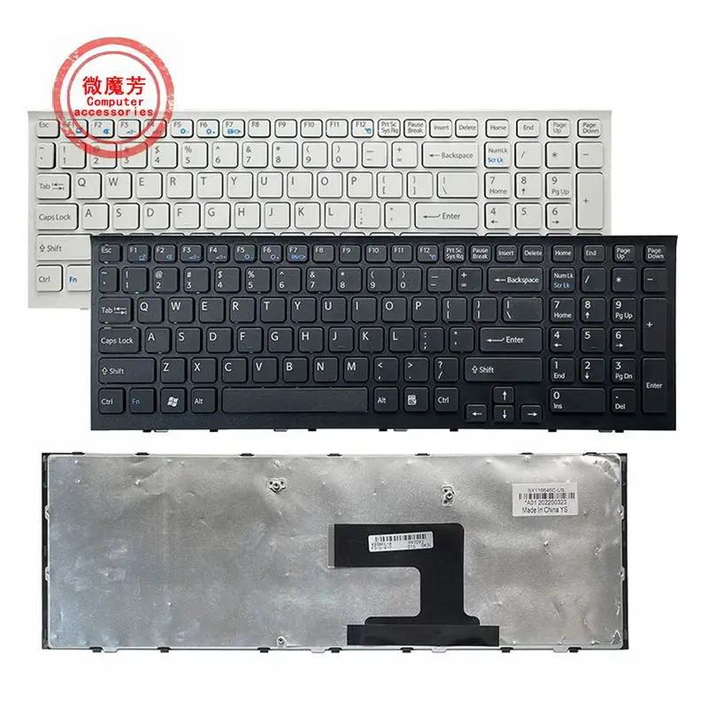 NEW US LAPTOP KEYBOARD FOR SONY VPC-EL PCG-71C11V PCG-71A11T PCG-71A12T PCG-71911M PCG-71C11M Three screws
