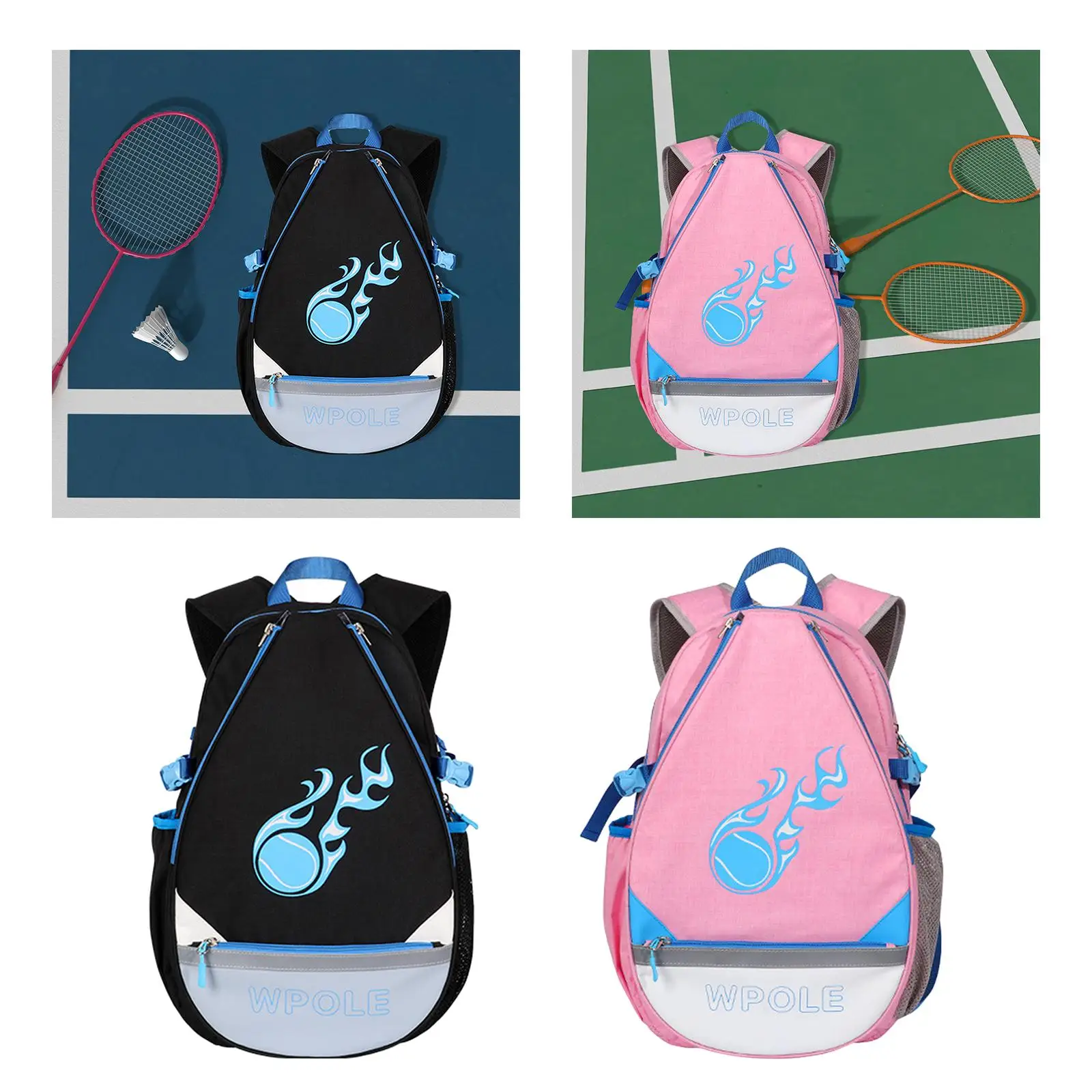 Bolsa de tenis Accesorios Mochila de bádminton para hombres y mujeres Viaje bádminton