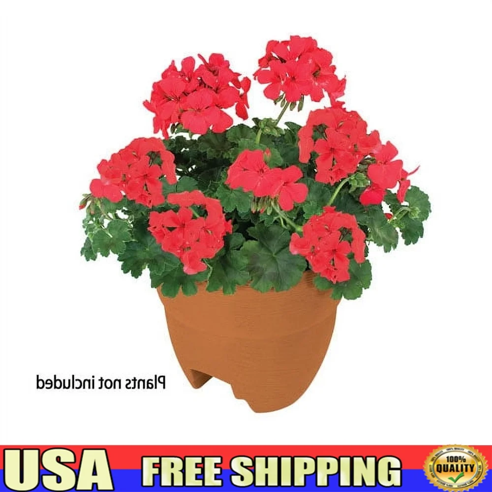 

Post Planter Vertical Gardens Durable Resin Planter with Drainage Holes Easy Installation Herbs and Small Flowers