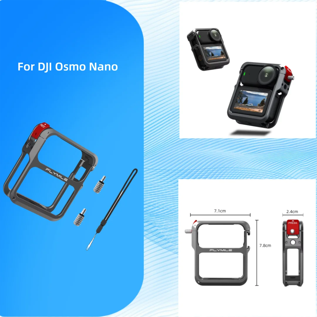 

Aluminum Alloy Protective Case for DJI Osmo Nano Camera Durable Cover For DJI Osmo Nano