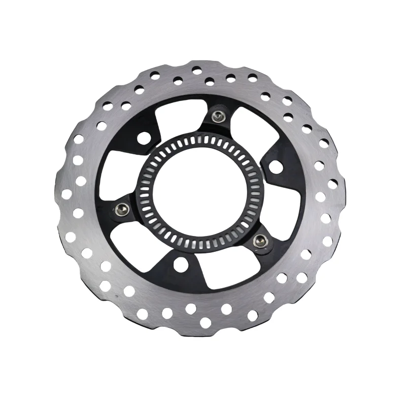 Silver 219mm Motorcycle Rear Brake Disc Rotor For Kawasaki Z300 EX300 Ninja ABS KLE 300 Versys-X  125 400  250 SL