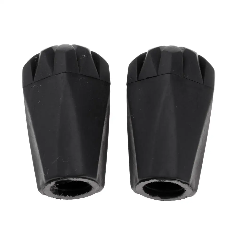 Hiking Walking Stick Tip Protector Rubber for Trekking Poles Foldable Climbing Equipment