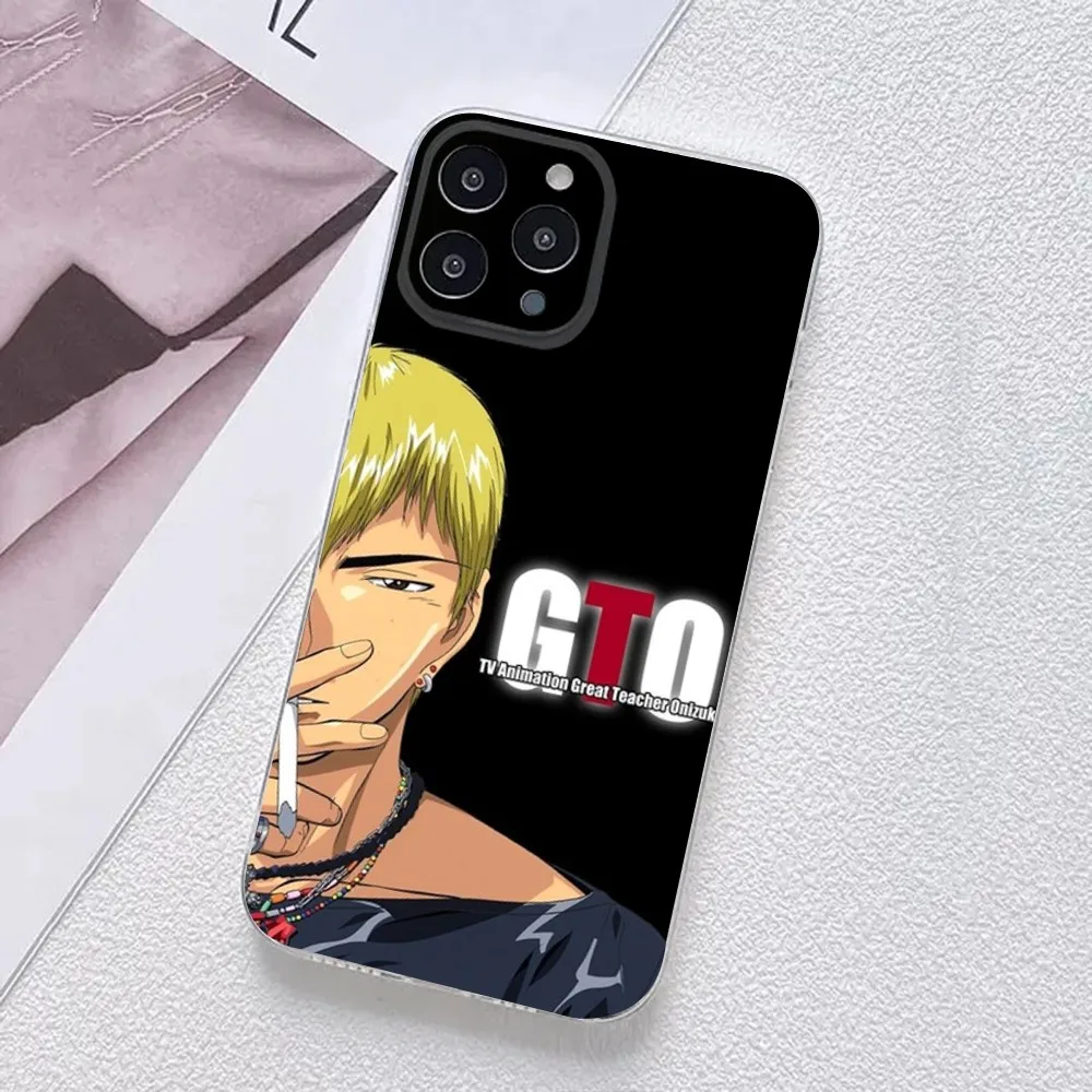 GTO Great Teacher Onizuka Phone Case For iPhone 11,12,Mini,13,14,15,Pro,XS,Max,X 8,7,6s,Plus,5,SE,XR Transparent Shell