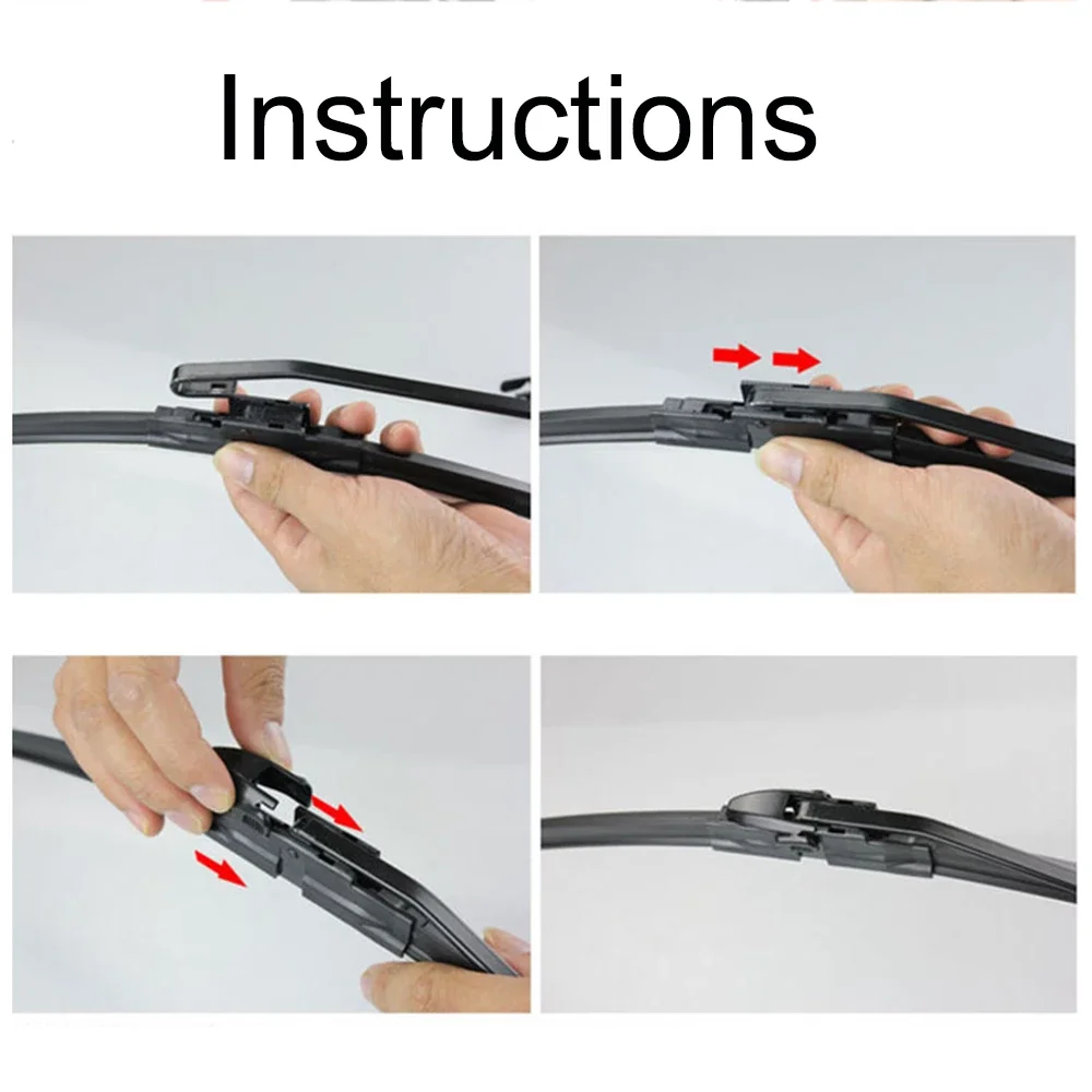 For Honda Civic 8 FK1 2 3 FN1 2 3 4 European 2006~2011 Hatchback Front Window Wiper Blades Windshield Windscreen Car Accessories