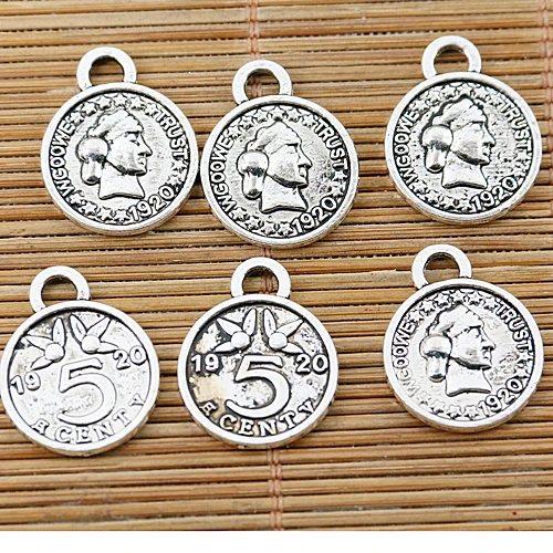 10pcs 16mm Tibetan Silver Wgoowe Trust Charms EF1394 Charms for Jewelry Making