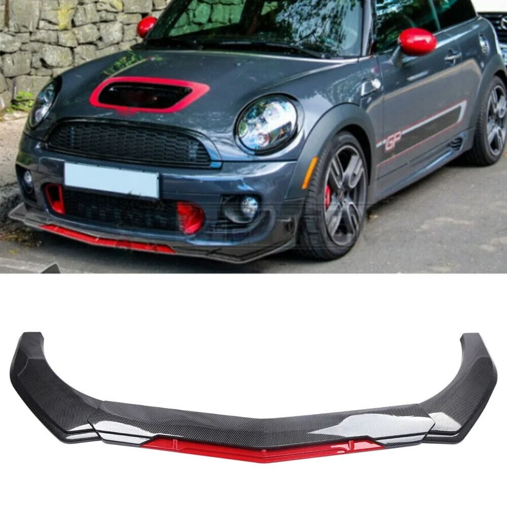 

For MINI Cooper Carbon Front Bumper Lip Splitter Body Kit United States