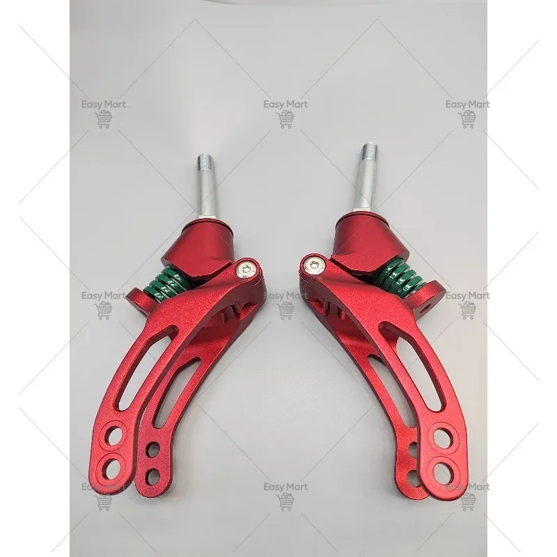 Wheelchair Aluminum Suspension Fork: Shock Absorber Fork Assembly for Wheelchair Wheels