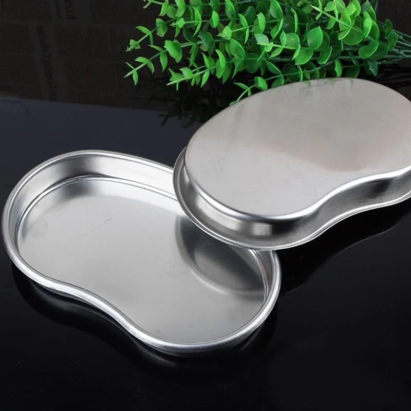 Stainless Steel Surgical Medical Dental Instruments Bending Tray Disinfection Plate For eyebrow lip Tattoo Sterilization