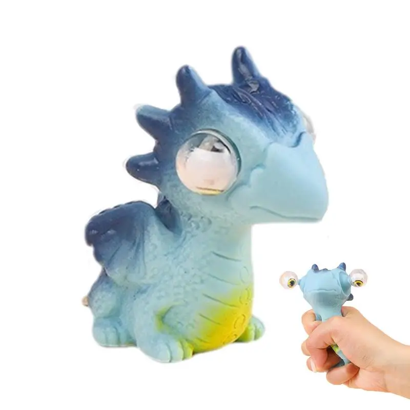 

Family Squeeze Out Dinosaur Funny Reduce Pressure Dinosaur Animals Boom Out Eyes Doll Stress Relief Cute Doll Pop Out Toys