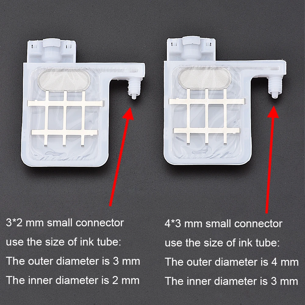 50PCS Big Ink Damper Filter For Epson XP600 DX5 4720 I3200 TX800 DX4 DX7/Mutoh/Galaxy/Xuli Eco Solvent UV Printer Parts