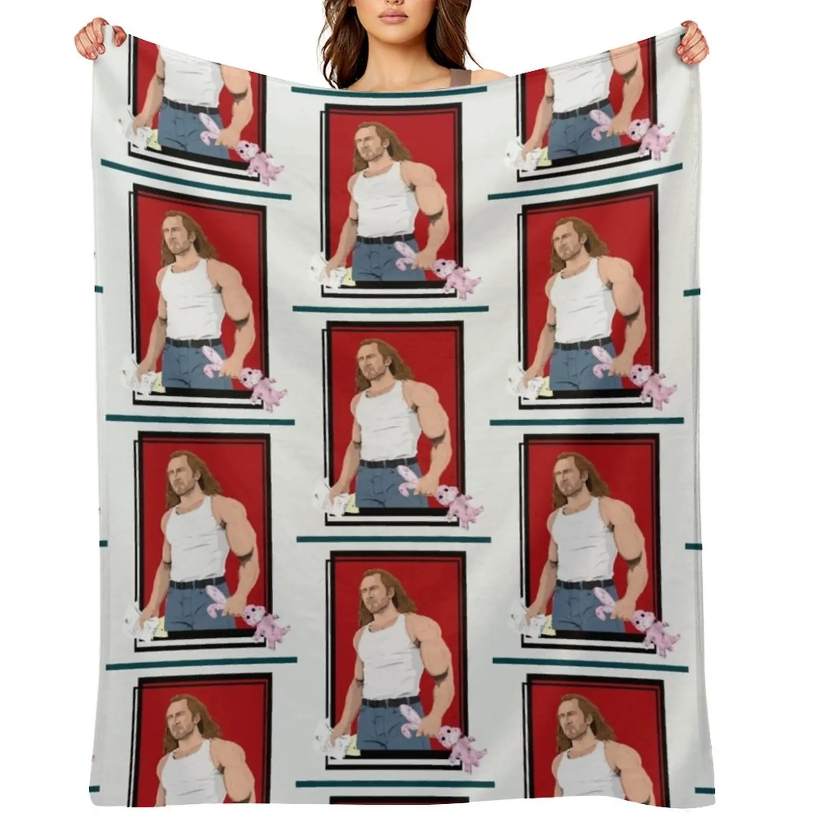 

Nic Cage CON AIR Put the bunny back in the box Throw Blanket Kid'S Soft Beds blankets ands Blankets For Sofas Blankets