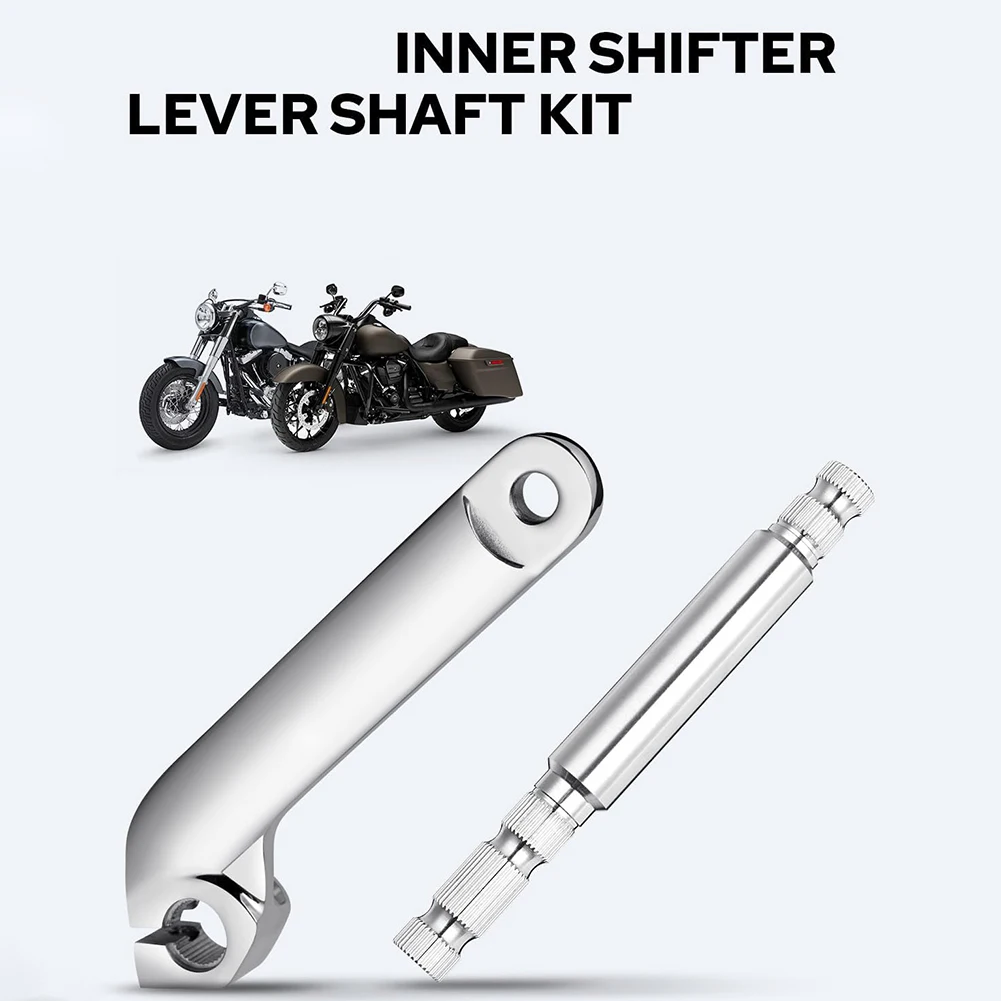 

Inner Shifter Lever Shaft Kit, Stainless Steel Inner Shift Rod Lever Fit for Touring Glide