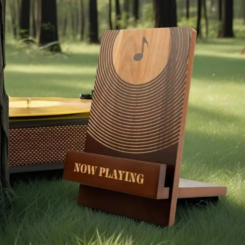 Platenopslag Houten platendisplayplank voor albums Boekalbum Displayplank Retro Desktop Bestandsorteerder Organizer voor boekwinkel