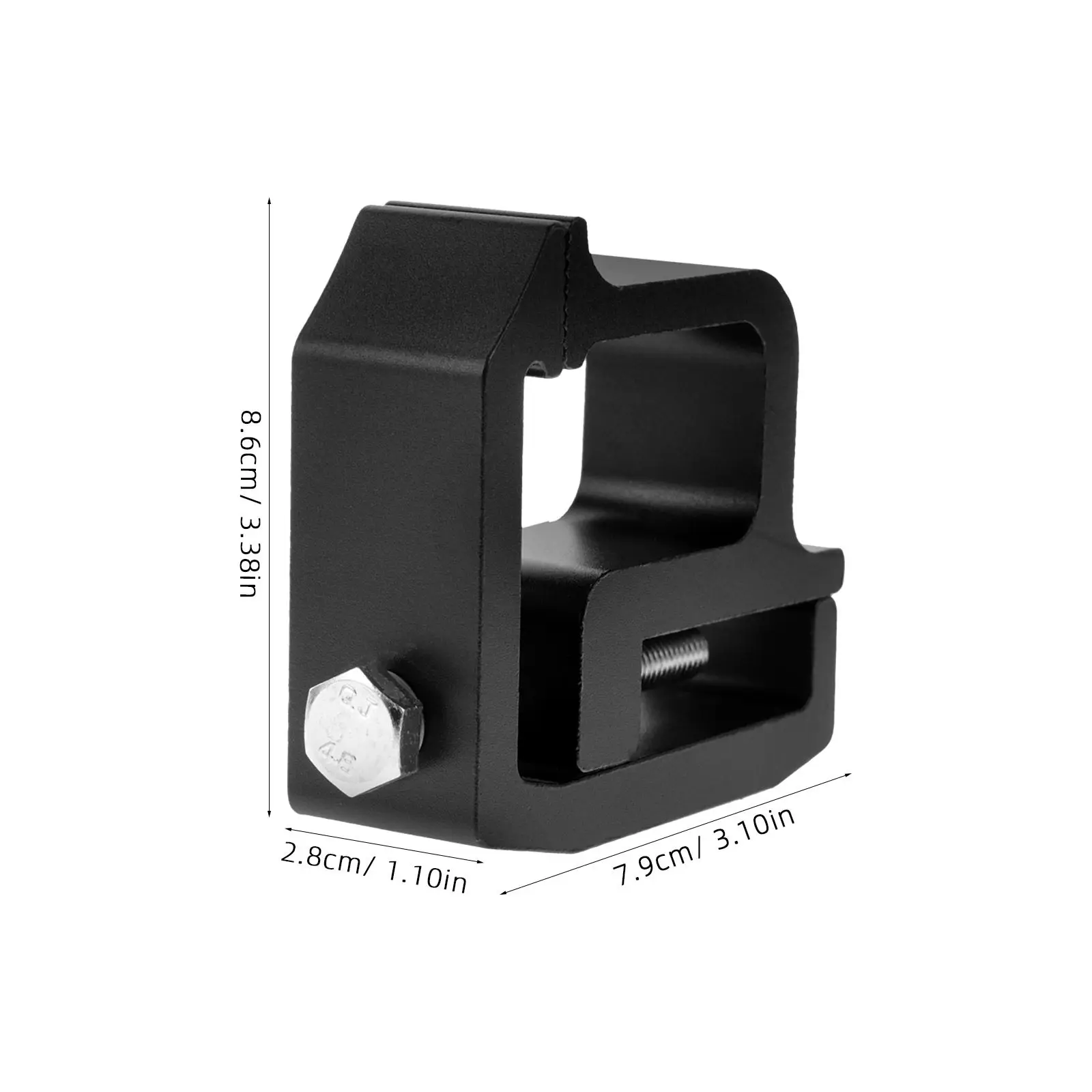 Truck Cap Mounting Clamp Heavy Duty Aluminum Camper Shell Clamp for Truck Bed Topper Canopy Ladder Rack Quick Setup Weather
