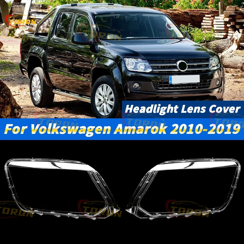

For Volkswagen Amarok 2010-2019 Car Headlight Cover cap Headlamp Shade Head Lamp headlight lamp cover automobil parts accessori