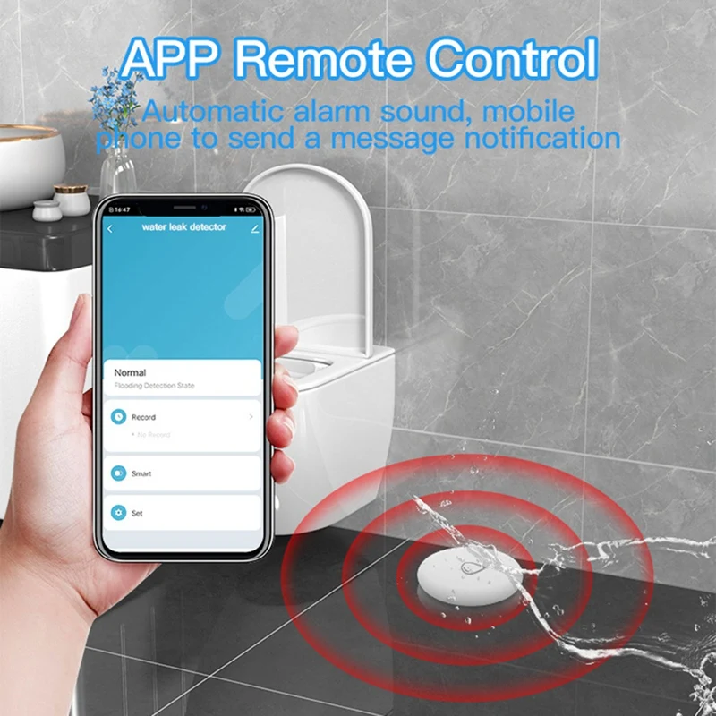 New IP67 Water Immersing Sensor Tuya Zigbee Flood Water Leak Detector Smart Alarm Security Soaking Sensor For Smart Home