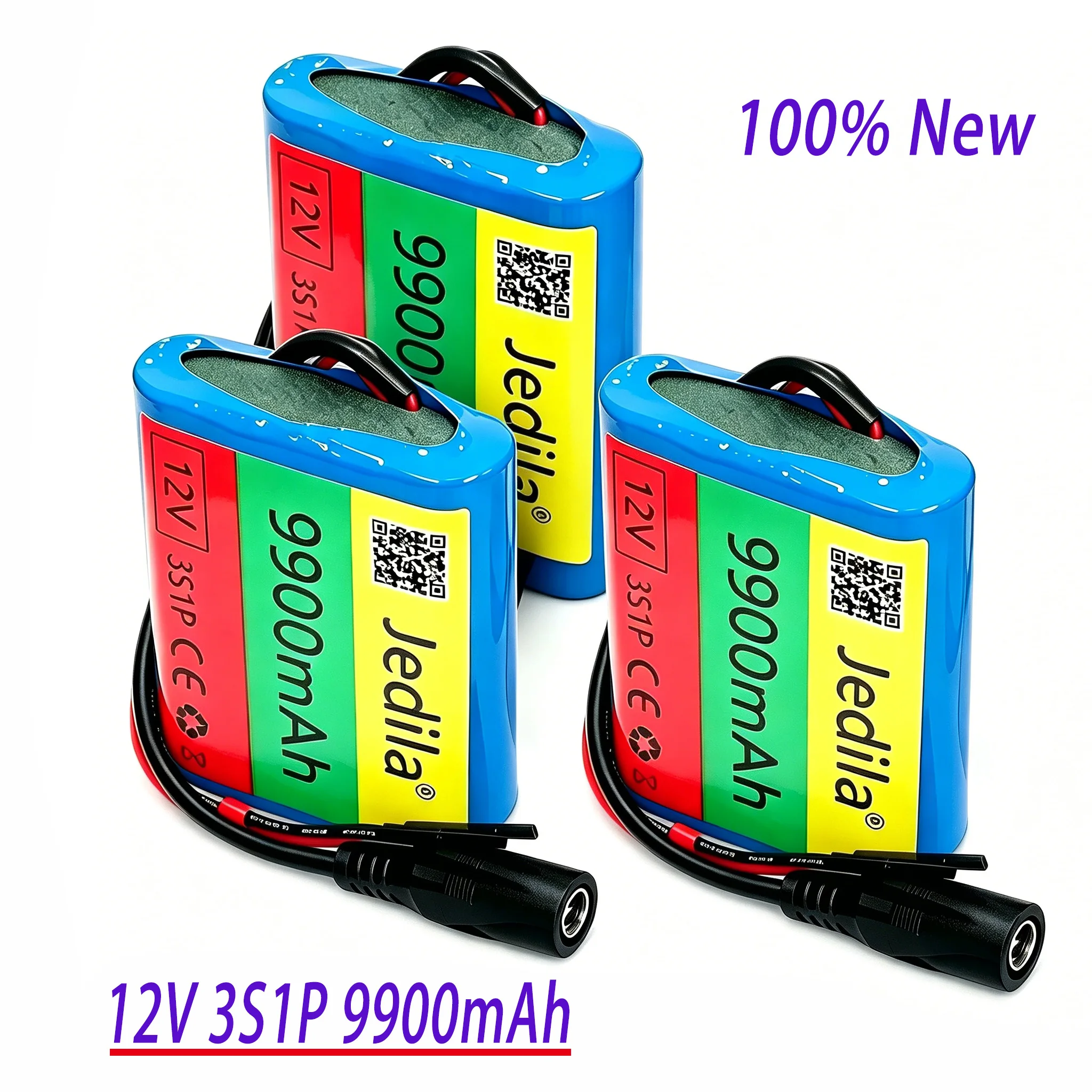 

100%.New.12V.9900 mAh.3S1P/3S2P Batterie Au Lithium.18650.Batterie Au Lithium Pack Protection Conseil Rechargeable.