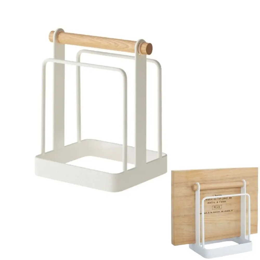 

Multi Layer Cutting Board Rack Metal Space Saving Chopping Board Organizer Vertical Stable Pot Lid Rack Shelf Baking Sheet