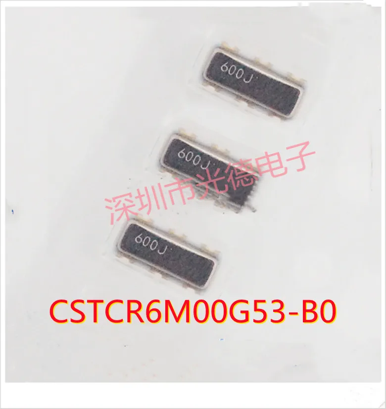 50pcs/ceramic crystal CSTCR6M00G53-R0 CSTCR6M00 6.000MHZ 6MHZ 4520 resonator 3P