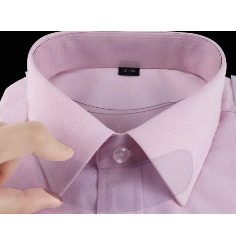 100 Stück Unisex Transparente PVC-Schmetterlingskragenstreben, Plastikkragen-Einsätze für Herren- und Damenhemden – Detail 5
