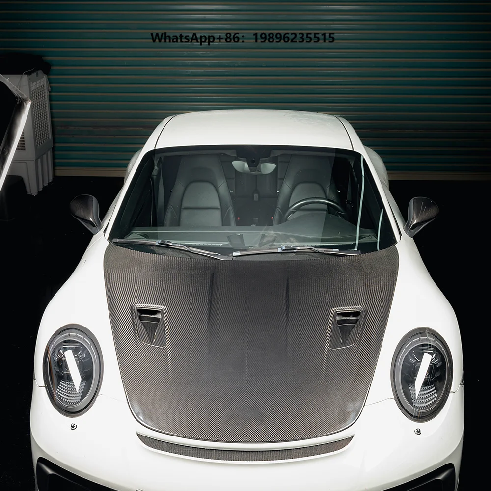 Auto Parts 2014 2017 911  991.2 911 Carbon Fiber Hood for  911 991 2012-2019 Upgrade to GT3