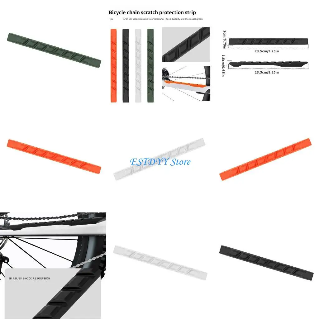 

G6DE Bicycles Chain Protector Scratch Guard Bike Frame Chain Anti-Scratch Strips