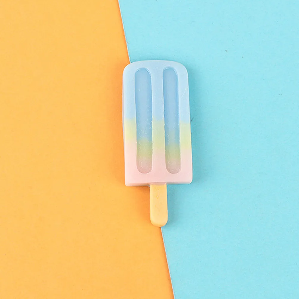 

15Pcs Miniature Ice Cream Charms Realistic Ice Lolly DIY Phone Covers Decorations Durable Polished Surface Colorful Dessert