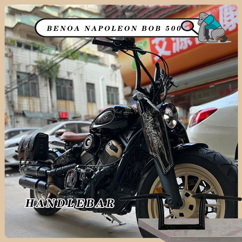 

Мотоциклетная ручка толщиной 22 мм, вешалка на руль, совместимая с BENDA NAPOLEON BOB 500 450, повышение высоты модифицированной ручки