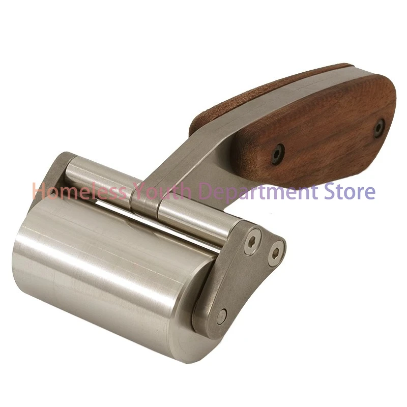 

Heavy duty stainless steel roller DIY leather handmade leather roller 630g/60mm