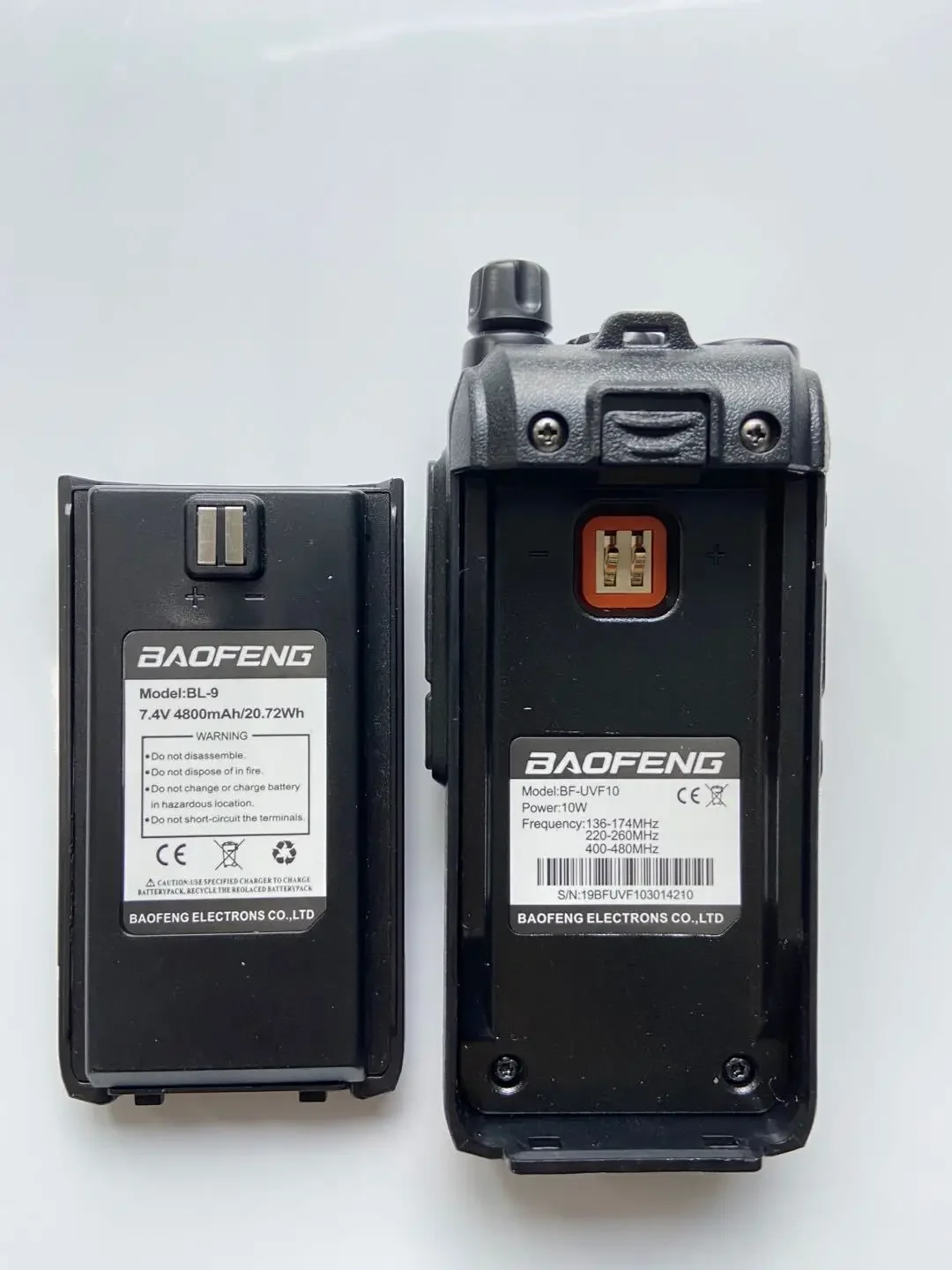 BaoFeng BF-A58S UVF10 рация для путешествий на открытом воздухе с литиевой батареей, трехдиапазонная деловая радиостанция, рация