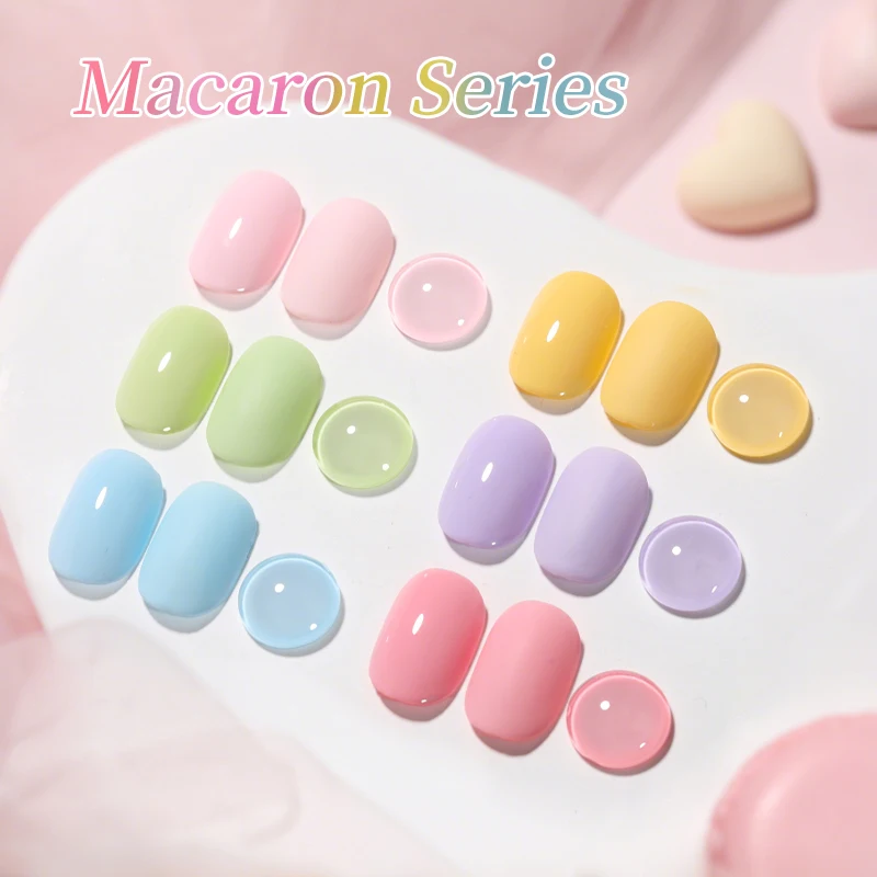 UR SUIKER 15 ml Gel Nagellak Set 9 Stuks Naakt Roze Rood Glitter Semi Permanente UV Gel Polish Kits Alle voor Manicure Losweken Vernis