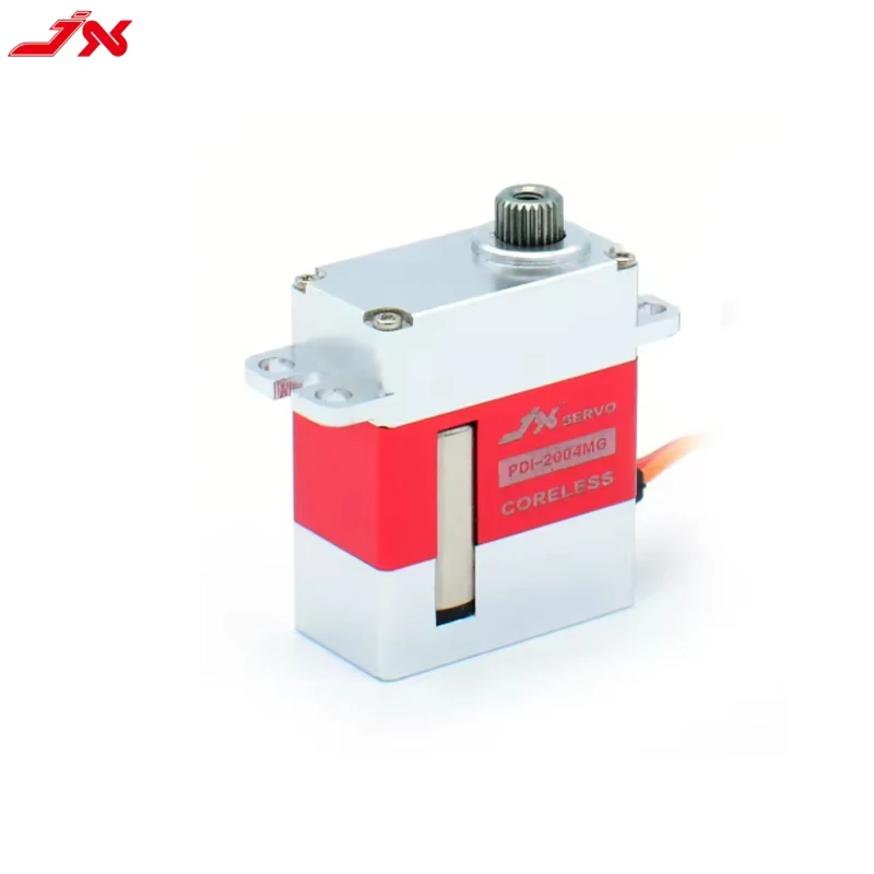 เซอร์โว JX PDI-2004MG 4.2 กก. 0.08 วินาที ตัวเครื่องอะลูมิเนียม CNC เต็มรูปแบบ มอเตอร์ดิจิตอลไร้แกน สำหรับรถบังคับวิทยุ โดรน เครื่องร่อน เฮลิคอปเตอร์ รถครอว์เลอร์