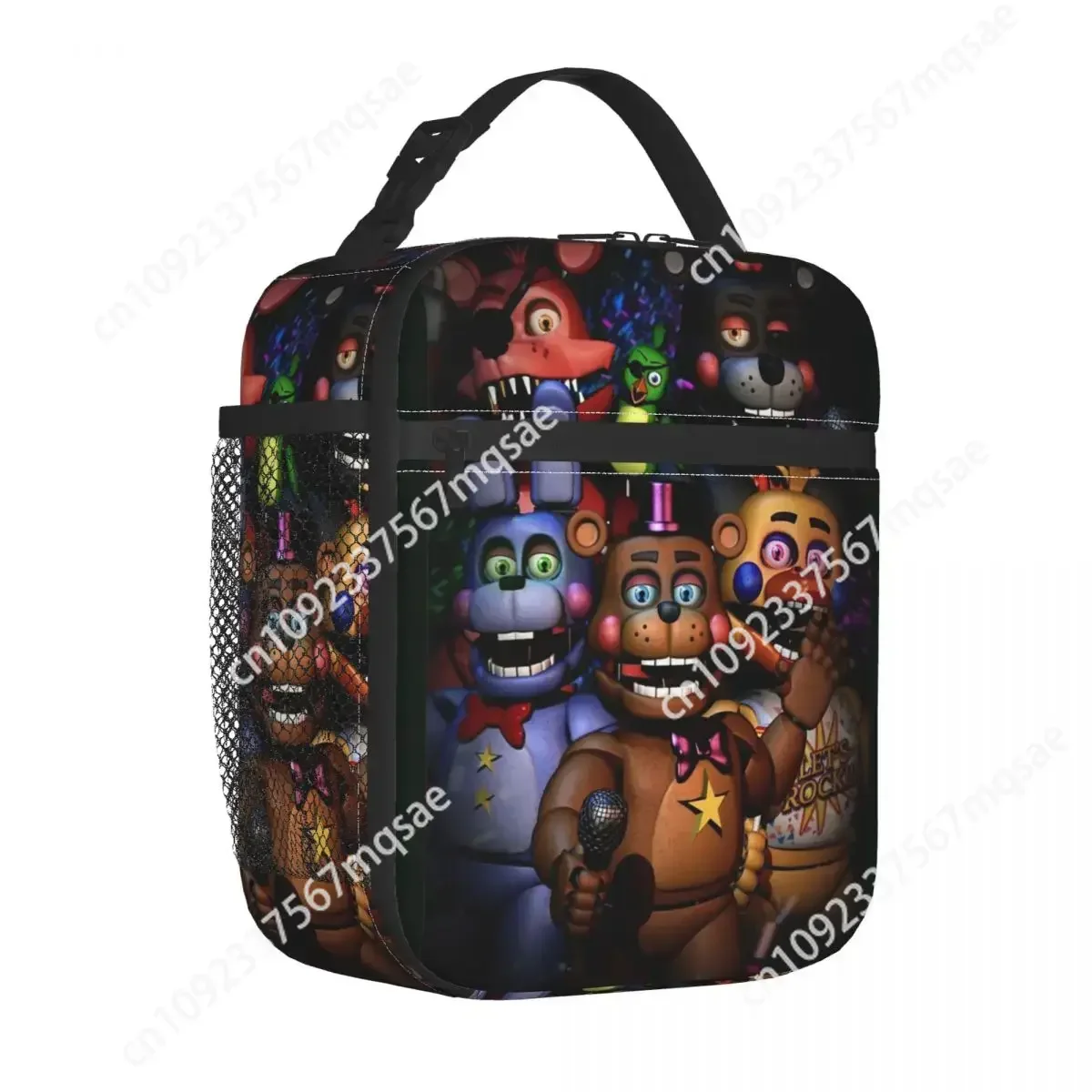 

Fnaf Roxanne Security Breach Game Insulated Lunch Bag Thermal Bag Lunch Container High Capacity Tote School Travel Custom