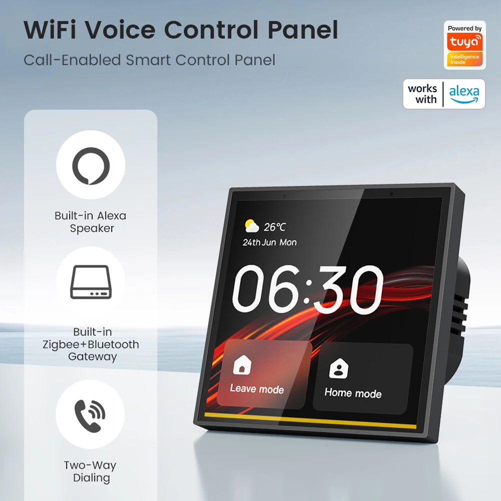 4 بوصة تعمل باللمس لوحة مركزية واي فاي BT زيجبي شاشة تعمل باللمس الذكية لوحة التحكم المركزية APP التحكم لوحة التحكم المركزية الذكية