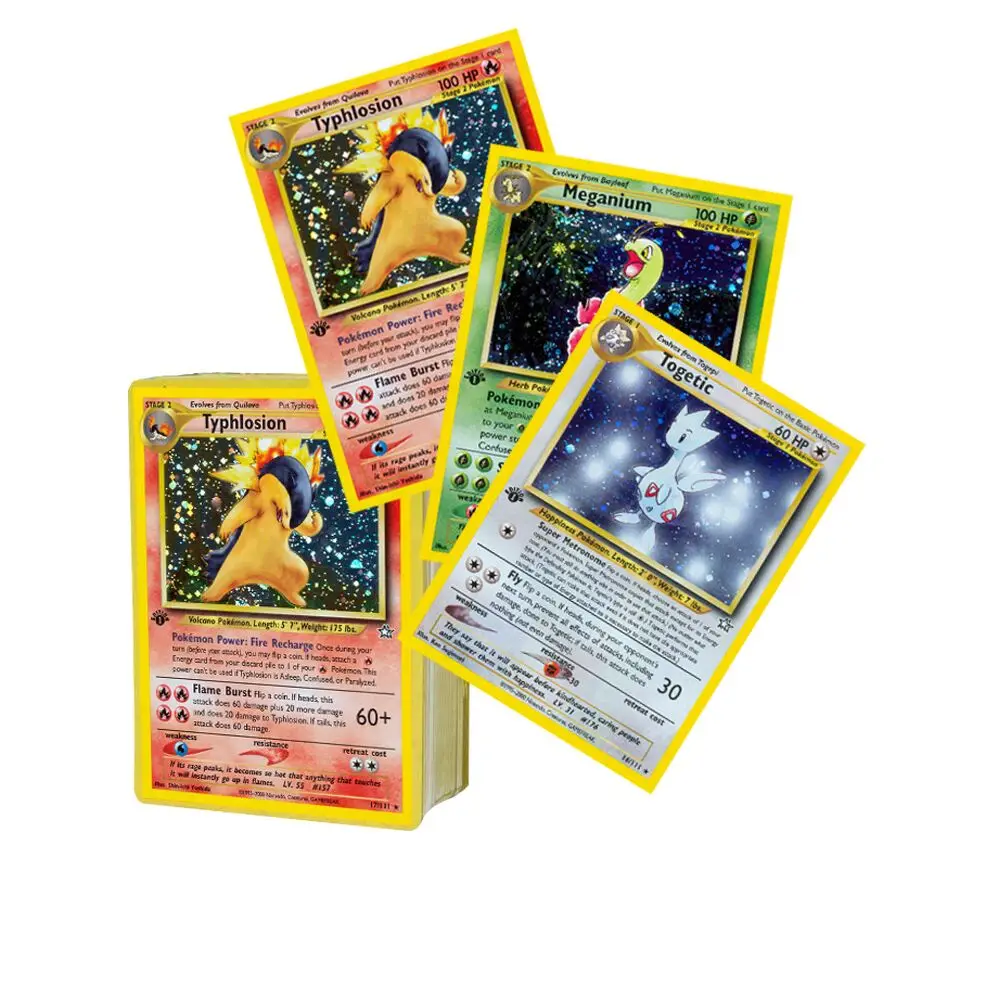 

Holographic Pokemon Cards Gym Heroes/Neo Genesis Series Skarmory Steelix Trading Card Proxy Card Toys Elevate Your Collection