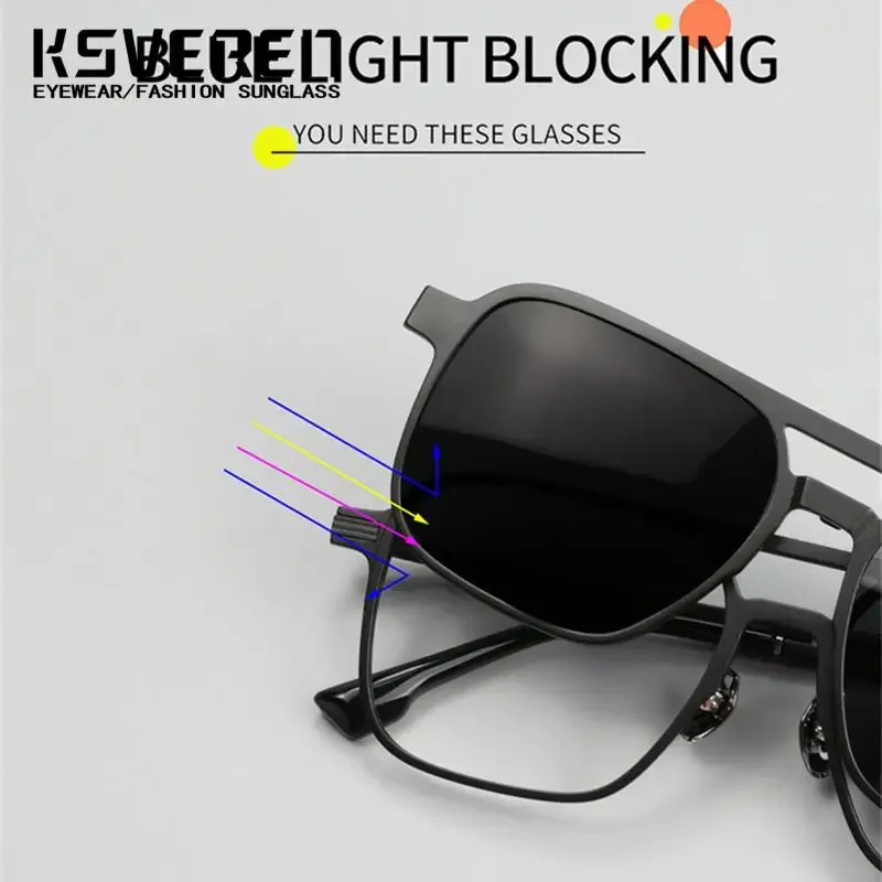 사각형 남자 광변색 독서 안경 처방 안경 광학 안경 돋보기 안경 안경 프레임 안경 KSVEREN