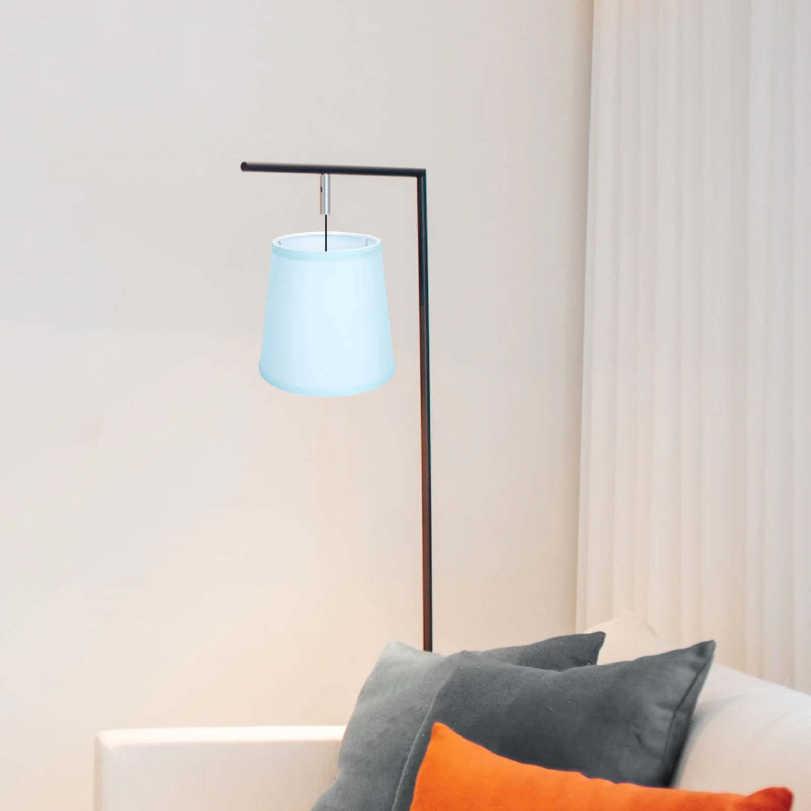 

Fabric Lampshade Sturdy Iron Cover for Pendant Lamp Cloth Shade Durable E14 Chandelier Lighting Accessories Wall Lampshade