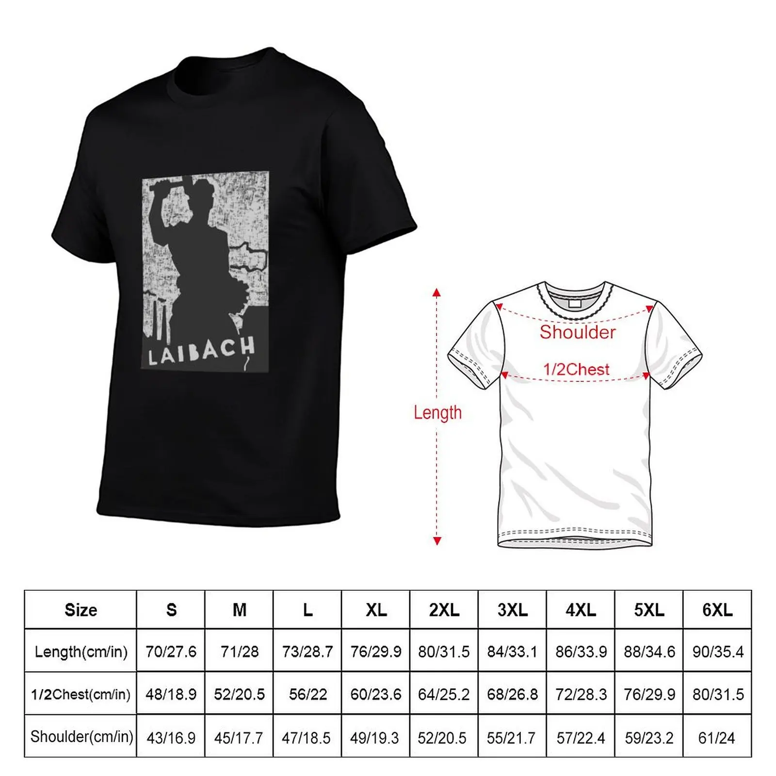 Laibach Kunst Thrower Ljubljana T-Shirt baggy shirts summer clothes anime t shirts custom shirt workout shirts for men