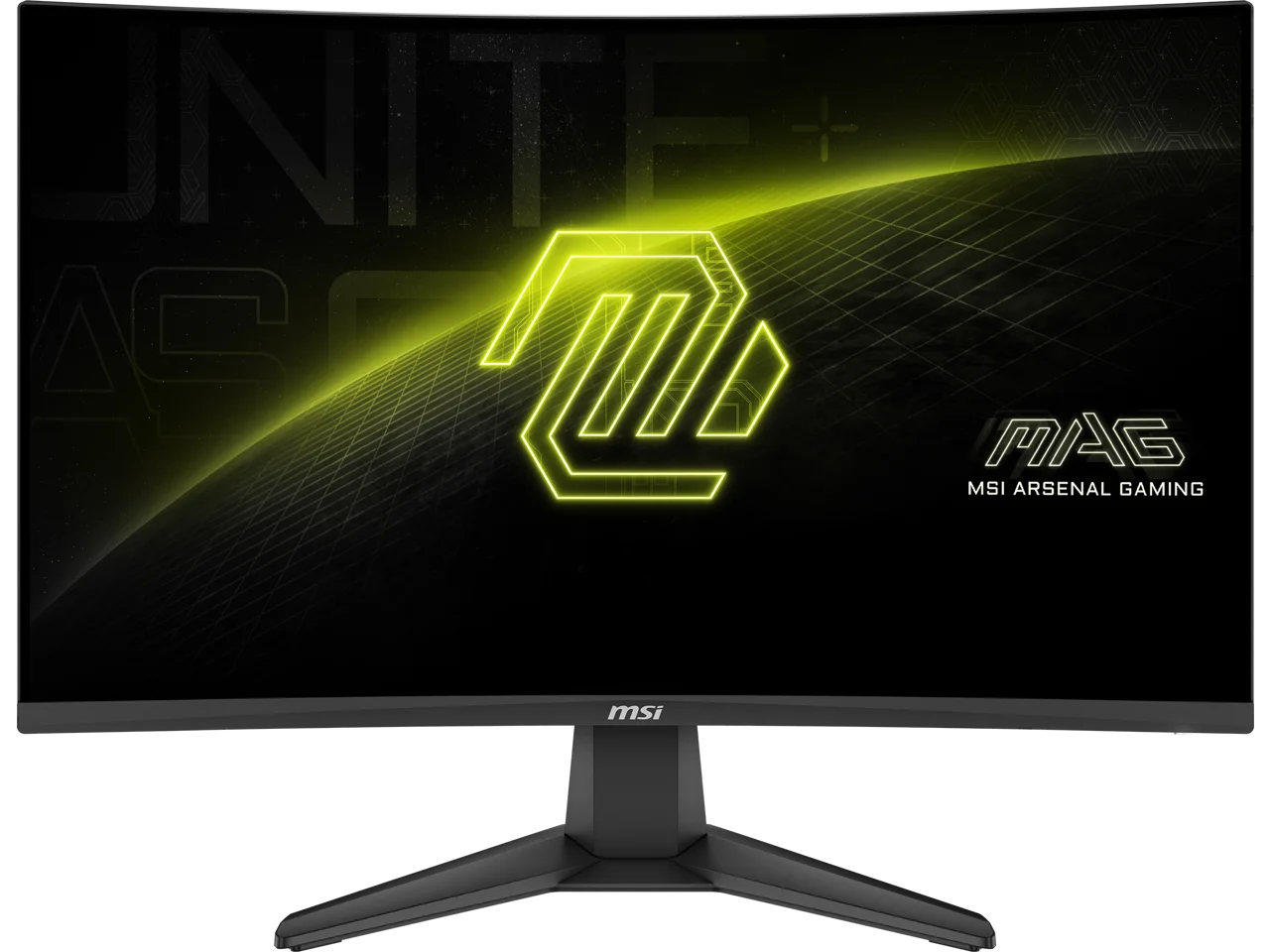 MSI 27 inch Full HD 200Hz AMD FreeSync Premium 0.5ms HDR Ready Ai Vision Anti-Flicker 1500R Curved Gaming Computer Monitor MAG 27C6F E20