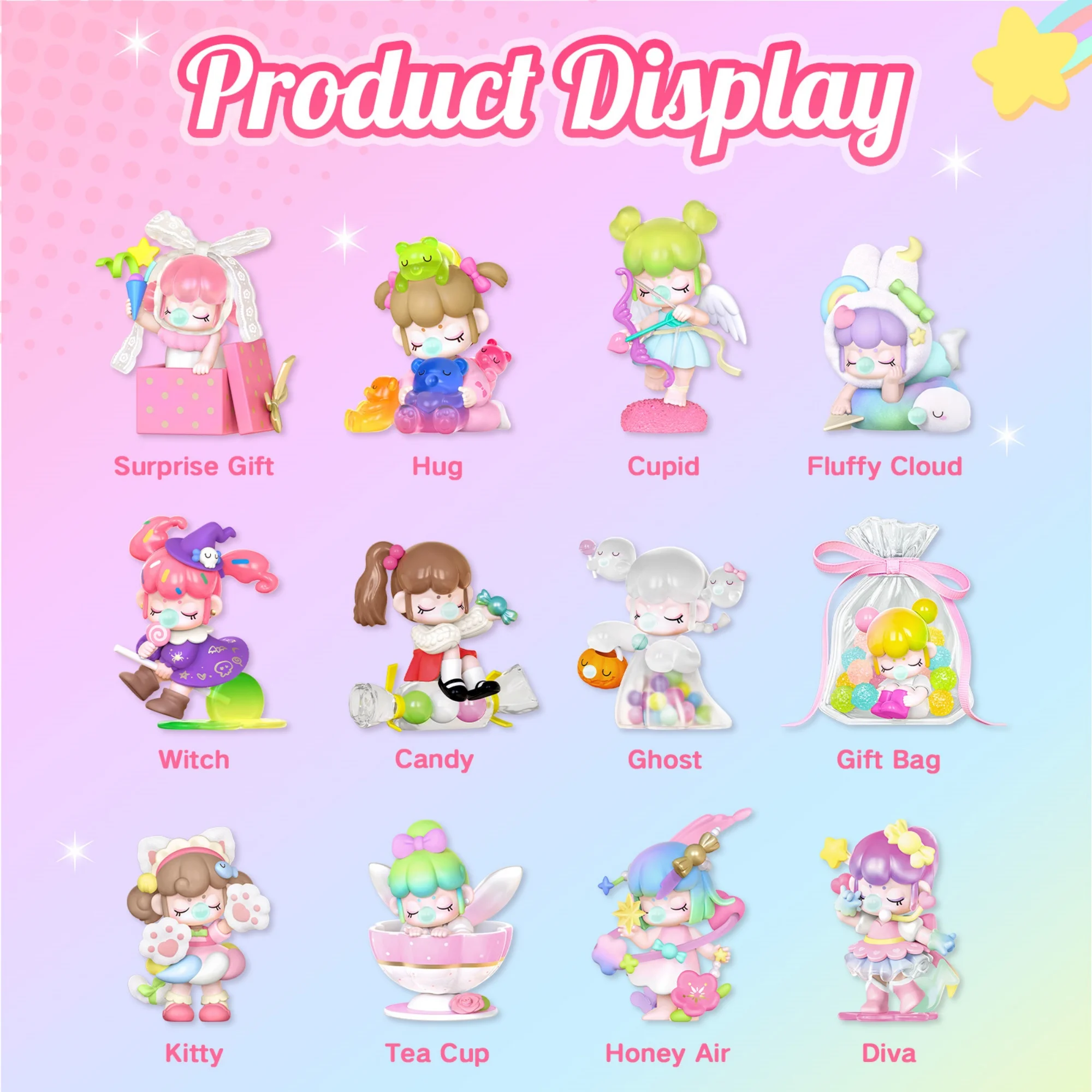 Rolife Nanci Blind Box Nanci's Sweet Time Action Figure Collectible Doll Toys Surprise Box for Kids Friends Adults - view 5