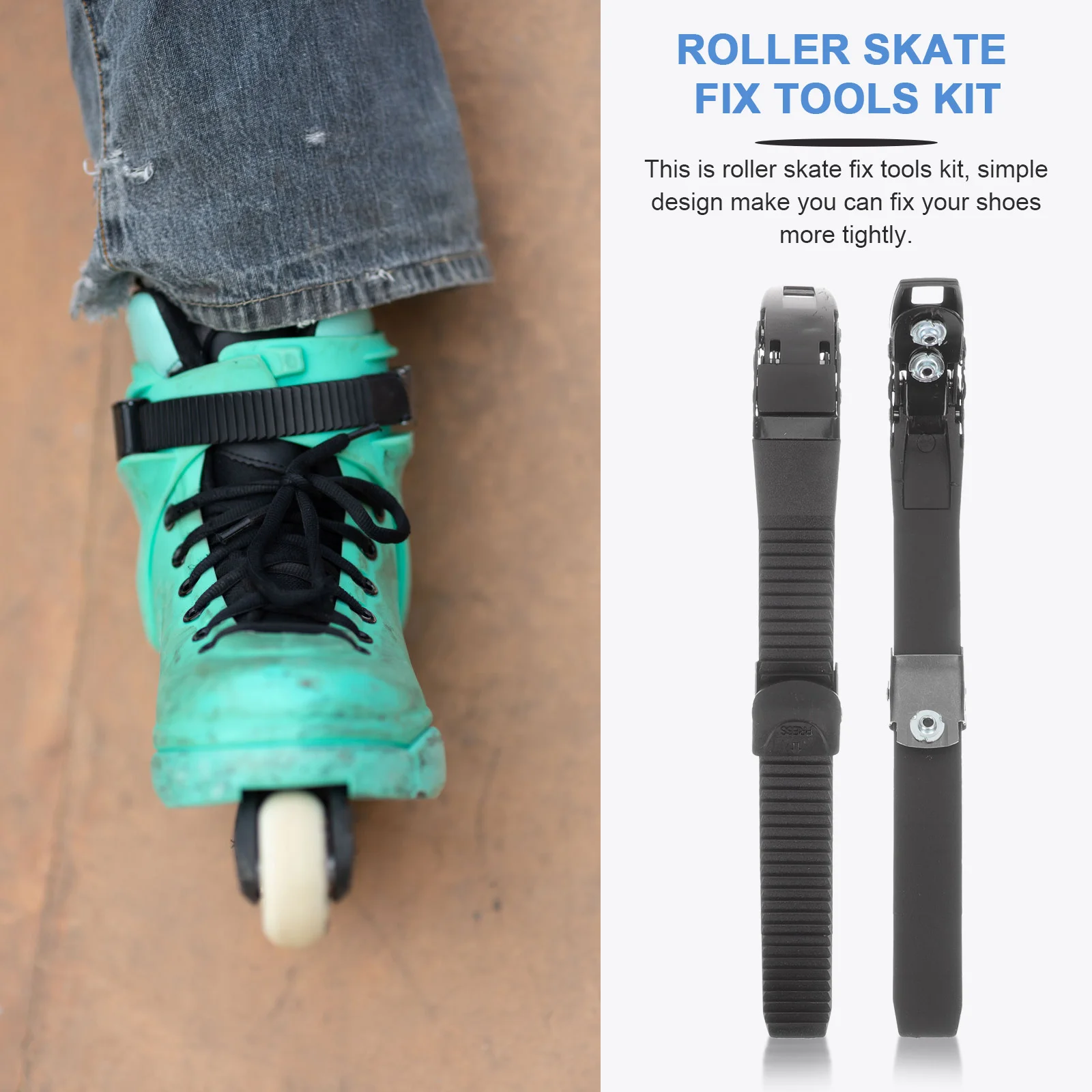 الملحقات الرياضية للتزلج الأسطوانة ، حزام الطاقة ، الأربطة الأحذية ، حزام مشبك قابل للاستبدال