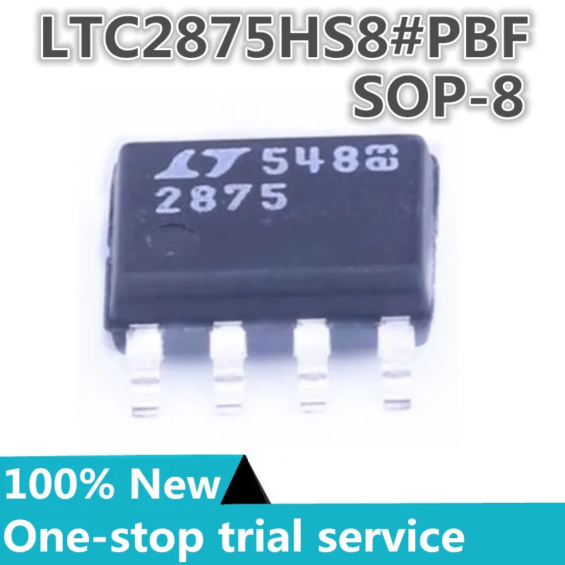 

1-10pcs %New original LTC2875HS8#PBF #TRPBF Silk Screen 2875 package SOP8 CAN transceiver chip