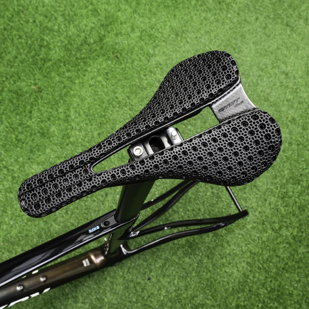2026 RYET Carbon 3D Printed Bike Saddle 143MM 7*9 Bike Seating EVA 3D Triathlon Road MTB Mountain Gravel Cycling Cushion Parts