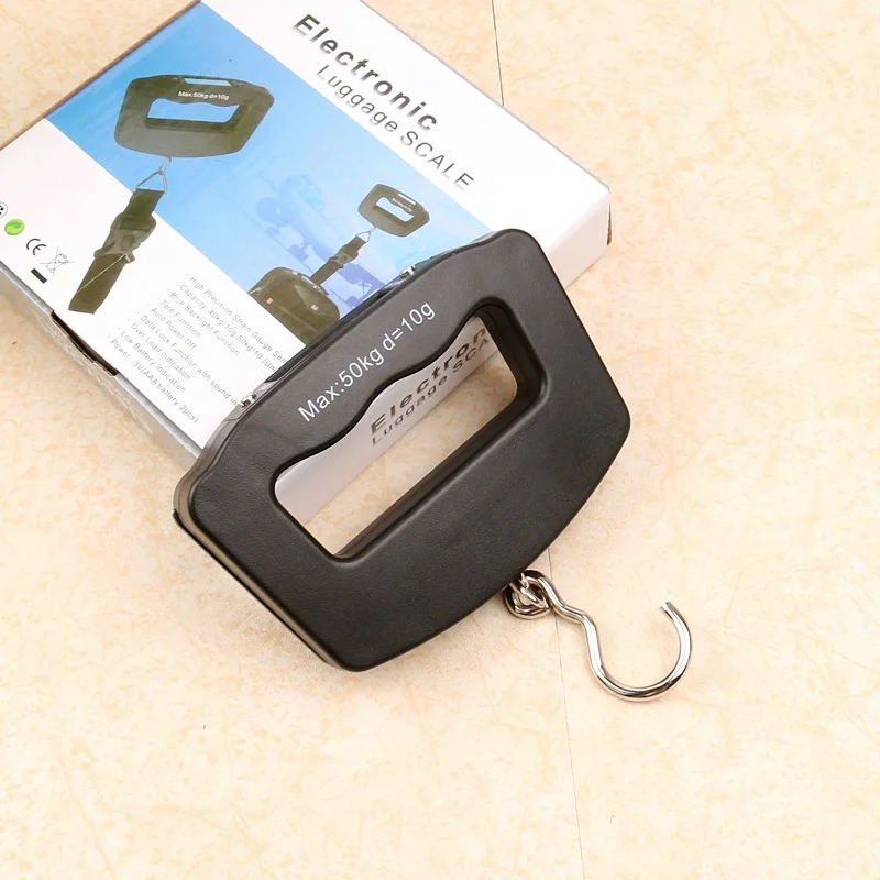 50kg Portable Digital Hanging Hook Scale Household Electronic Scale for Shopping Fishing Luggage Express Package