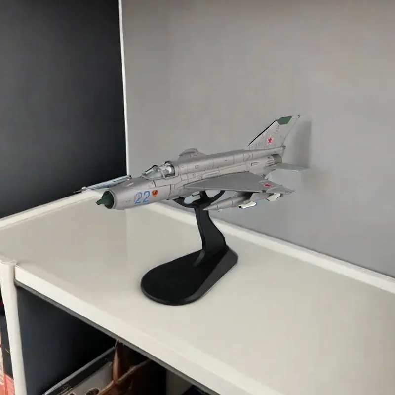 Diecast 1:72 Scale Soviet Air Force MIG-21SMT fighter 1980 finished aircraft simulation model  Static decoration Souvenir gifts