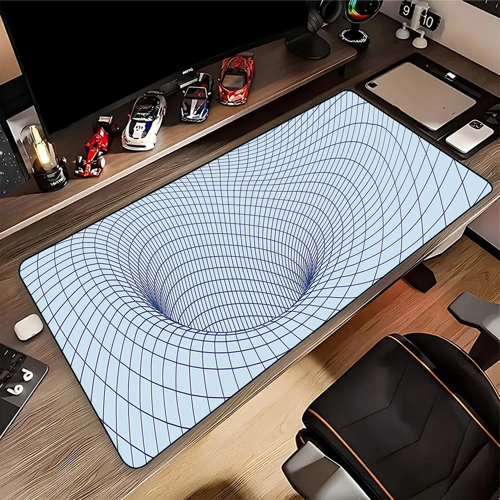 

Коврик для мыши Компьютерный ноутбук Искусство Черно-белая линия Коврик для клавиатуры Коврик для мыши Коврик для мыши Клавиатуры геймеров Decoracion Настольный коврик