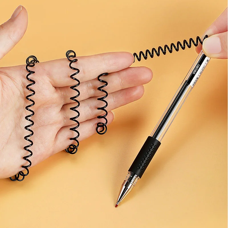 Powerful Desk Pens Fixed Signature Pens Cute Smile Service Counter Black Bullet Head Can Be Pasted Fixed Front Desk Pens