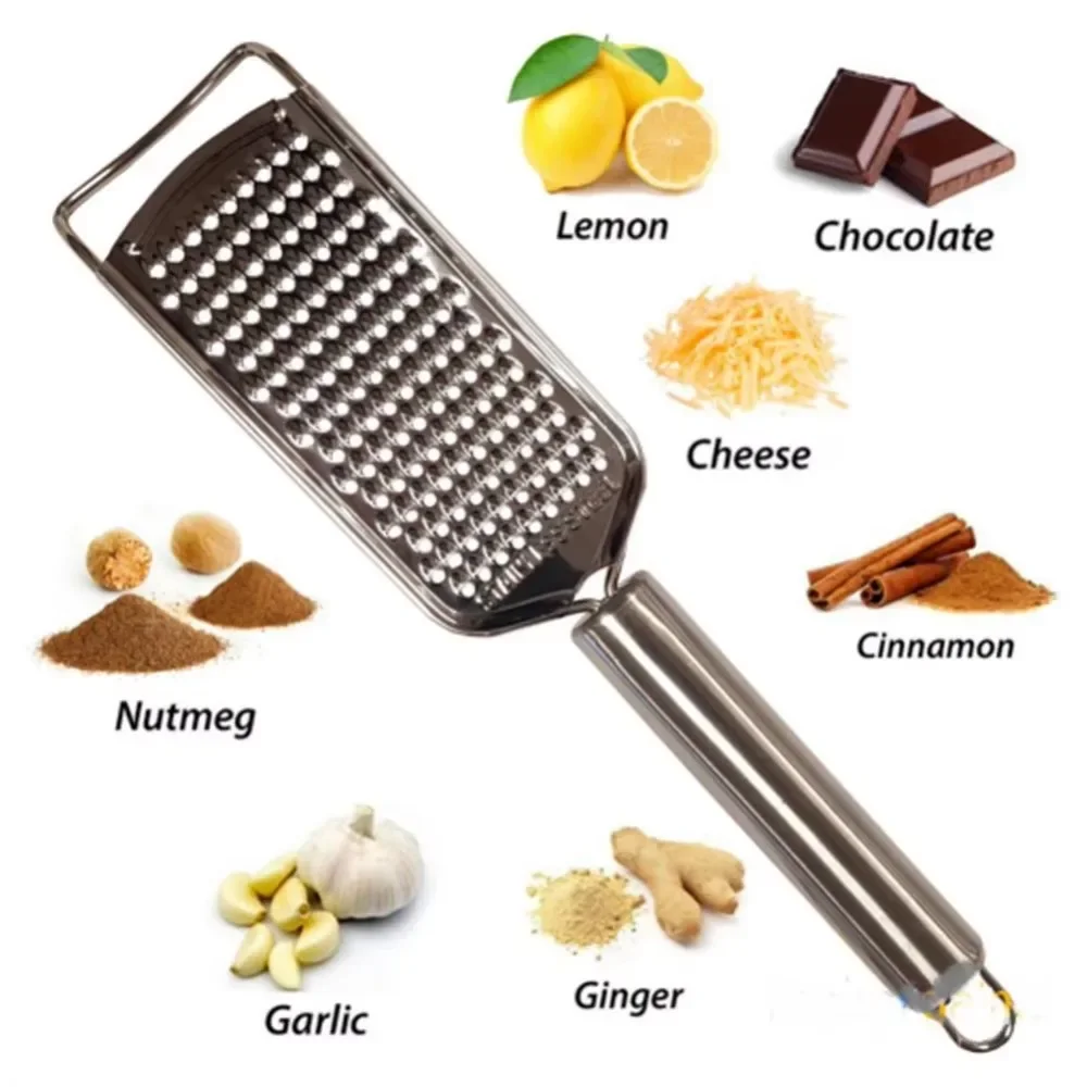 Lemon Cheese Grater Multi-purpose Stainless Steel Sharp Vegetable Fruit Tool Cheese Shavings Planer Kitchen Accessories Zester